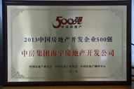 A4、2013中國房地產(chǎn)開發(fā)企業(yè)500強(qiáng)